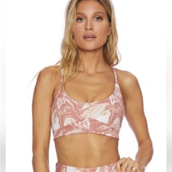 BEACH RIOT Sport Riot Brick Dust Marble Full Length Leggings & Sports Bra - Picture 4 of 9